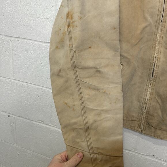 Vintage Carhartt Blanket-Lined Detroit Jacket “Brown” J01 - Picture 9 of 15